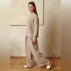 Oyun MISU LINEN WIDE LEG PANTS